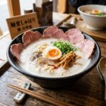 【神戸・六甲道】チャーシューが咲き乱れとるやん！『麺道 しゅはり』のとんこつラーメンが最高すぎるｗｗｗ　＃ラーメン　＃麵