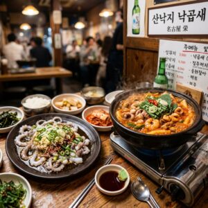 タコが踊る!?名古屋・栄で本場韓国のナッコプセ食べるならここしかないやろ! #韓国料理 #ナッコプセ