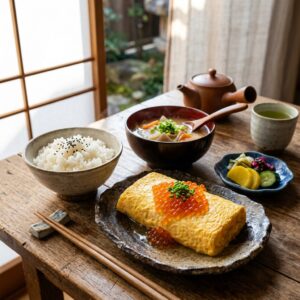 朝5時から大行列！心斎橋「家和らぎ」の出汁巻き定食がふわっふわで最高やわｗ ＃和食　＃出汁巻き玉子