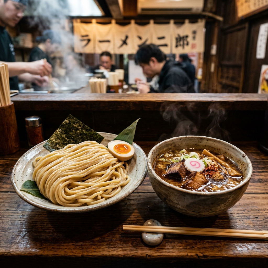 ラーメン好きで知らんのはアカンにゃ！松戸「とみ田」の極太つけ麺が旨すぎて飛ぶらしいにゃん！＃ラーメン　＃麵