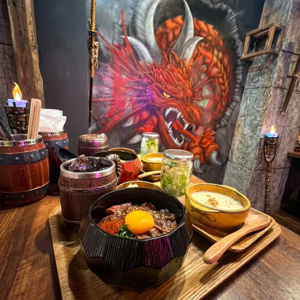 大須ダンジョン食堂 店内