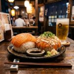 【堂山】サーモン好きは今すぐ走れ！手のひら超えの巨大寿司が食べ放題の大衆酒場かぶきが凄すぎるらしいぞ！　＃寿司