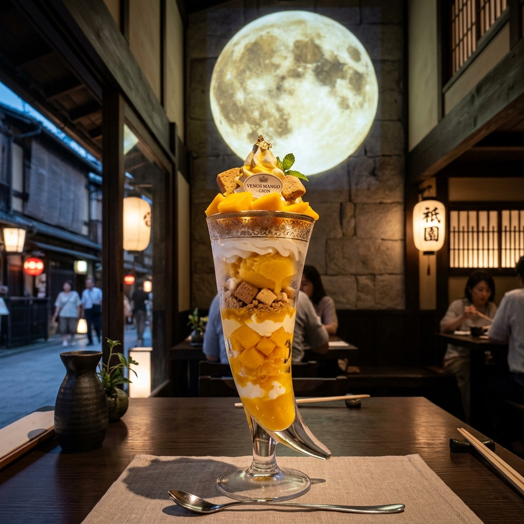 デート決定版やん！祇園の星空カフェで「飲むパフェ」堪能してきたで！