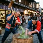 音速を超えた！？奈良「中谷堂」の餅つきパフォーマンスが圧巻すぎて、行列に並ぶ価値ありまくりやにゃ~ ＃和食　＃餅