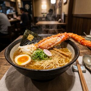 蟹！蟹！蟹！浅草「かにを」の贅沢ラーメンが至高すぎて、もう他のラーメン食えへんかもしれんにゃ~ ＃ラーメン　＃麵