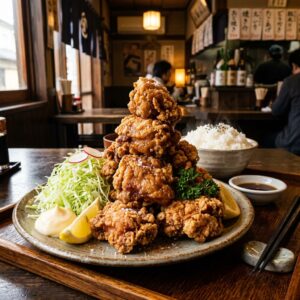 【八王子】デカ盛りの聖地「大進亭」のから揚げがデカすぎてヤバすぎやろwww #唐揚げ #町中華