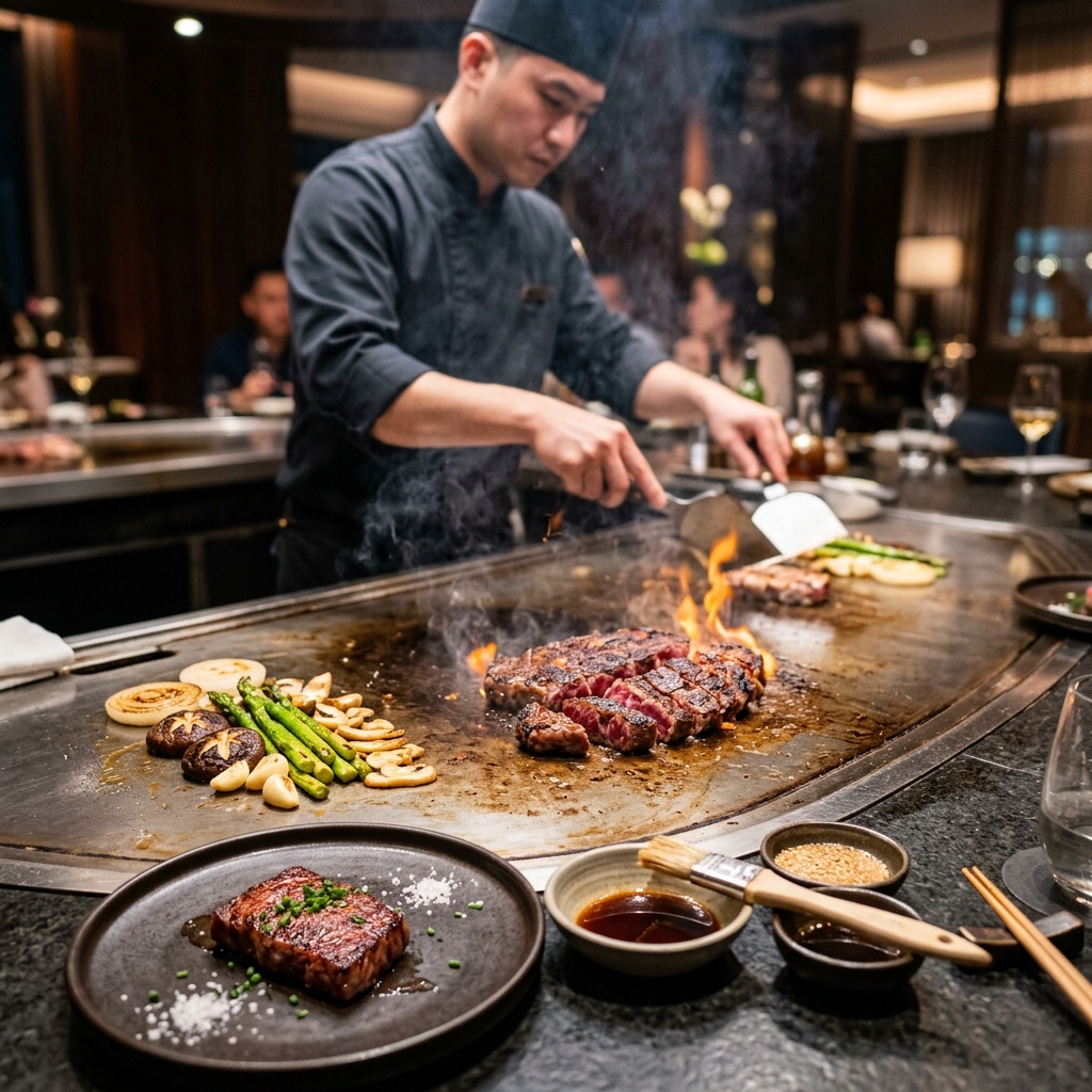 淀屋橋にすき焼き×焼きそばの最強タッグ！？「大坂鉄板焼 鉄十」がお洒落すぎてええでｗｗｗ ＃肉