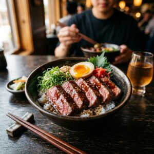 佐賀駅前でガッツリ肉丼！？「肉のまるや」のステーキがコスパ最強やでｗｗｗ　＃肉