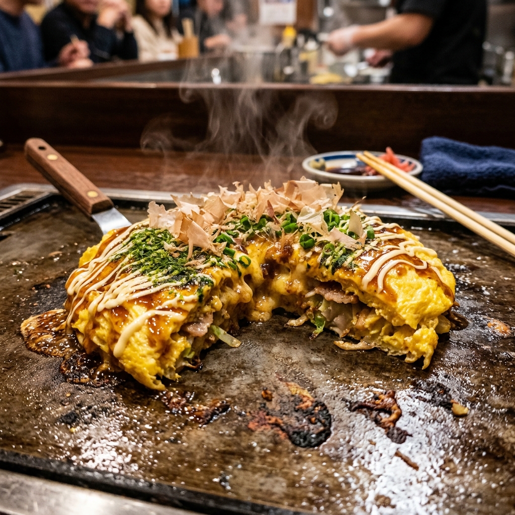 松田優作も愛した名店！谷町六丁目の創作お好み焼き『冨紗家 本店』の『豚もやしせいろ蒸し鍋』がたまらんええで！ ＃お好み焼き