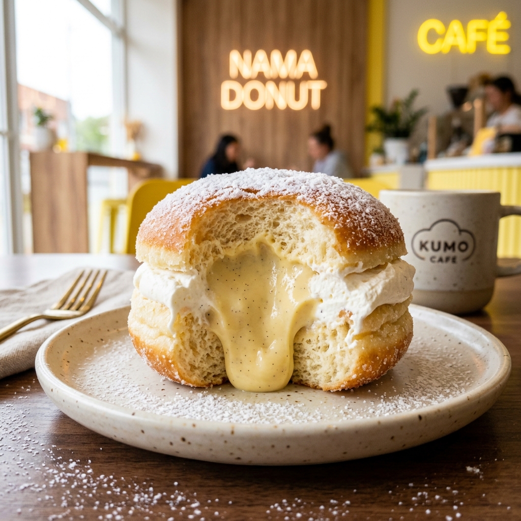【原宿】とろける生食感がヤバい！「UNI DONUTS」のドーナツが美味すぎやろ~　＃ステーキ　＃ドーナツ
