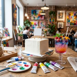 センス抜群な女子集合！中央区谷町の「ユニモック」でアート体験できるカフェがヤバい！ ＃イベント