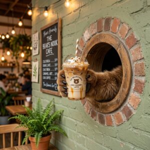 クマさんがコーヒー手渡し！？京都中京区「ANAKUMA CAFE」の非日常体験が楽しすぎる件　＃カフェ