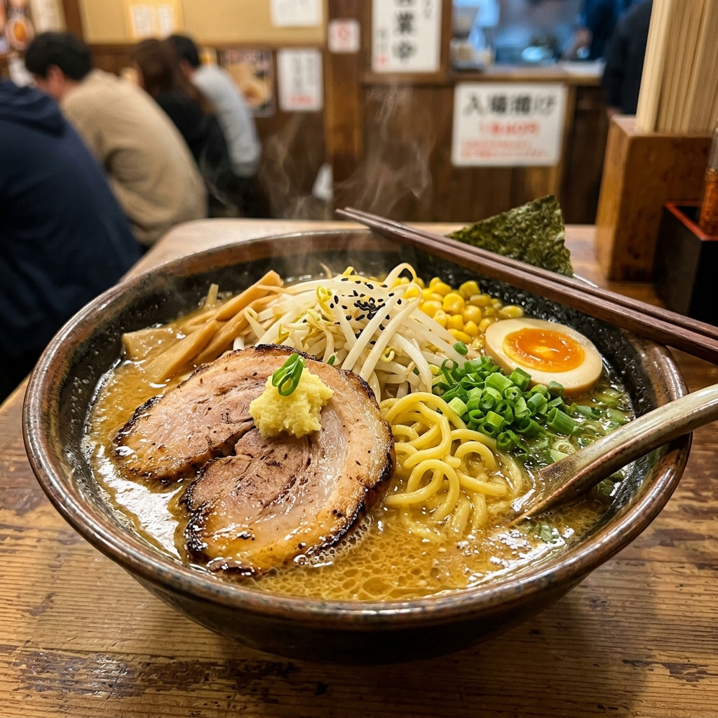 北海道行ったら絶対食っとけ！札幌「麺屋 彩未」の生姜味噌ラーメンで飛ぶぞｗｗｗ ＃ラーメン　＃麵