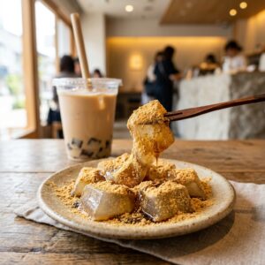 飲めるわらび餅ってマジ！？天神橋筋商店街の「とろり天使のわらびもち」が新感覚すぎてええでｗｗｗ ＃スイーツ