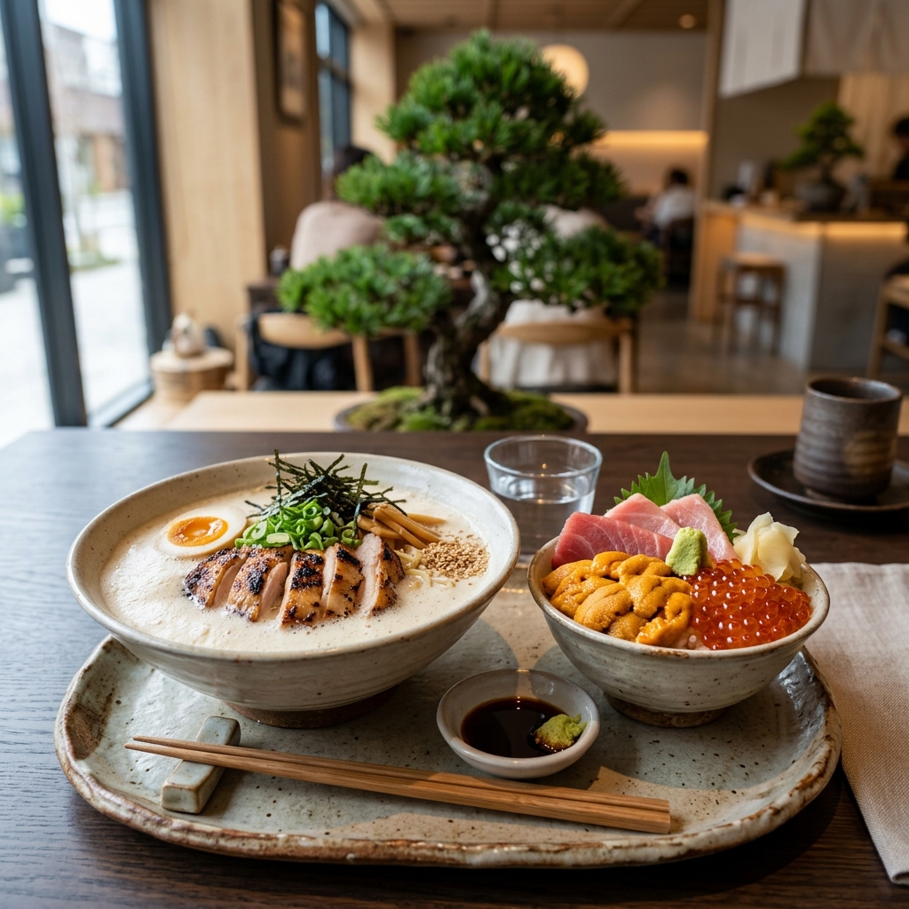 淡路島で究極の欲張りランチ！？「浮世離れの麺ドロボー」のラーメン×海鮮丼が最強すぎるぞ！