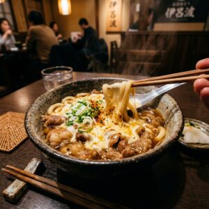 新宿でうどん食うならココや！「するり新宿本店」のチーズ牛もつうどんがヤバすぎやろｗｗｗ ＃うどん　＃麵
