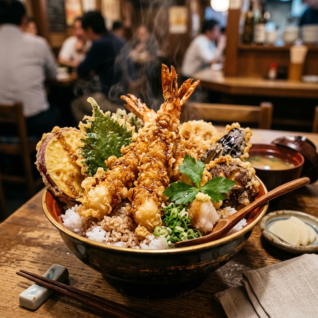 イオンタウンふじみ野でガッツリ飯！「天丼やまと」のサクサク天丼が最高すぎるで！　＃和食