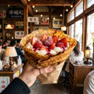 中崎町にオシャレすぎる新店！「クレープとエスプレッソと」のパリパリクレープが最強やで！ ＃スイーツ