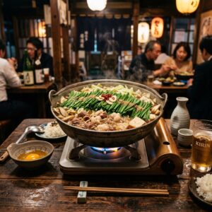 博多もつ鍋の最高峰！「やま中」のぷりぷりモツと濃厚スープがたまらん！　＃和食