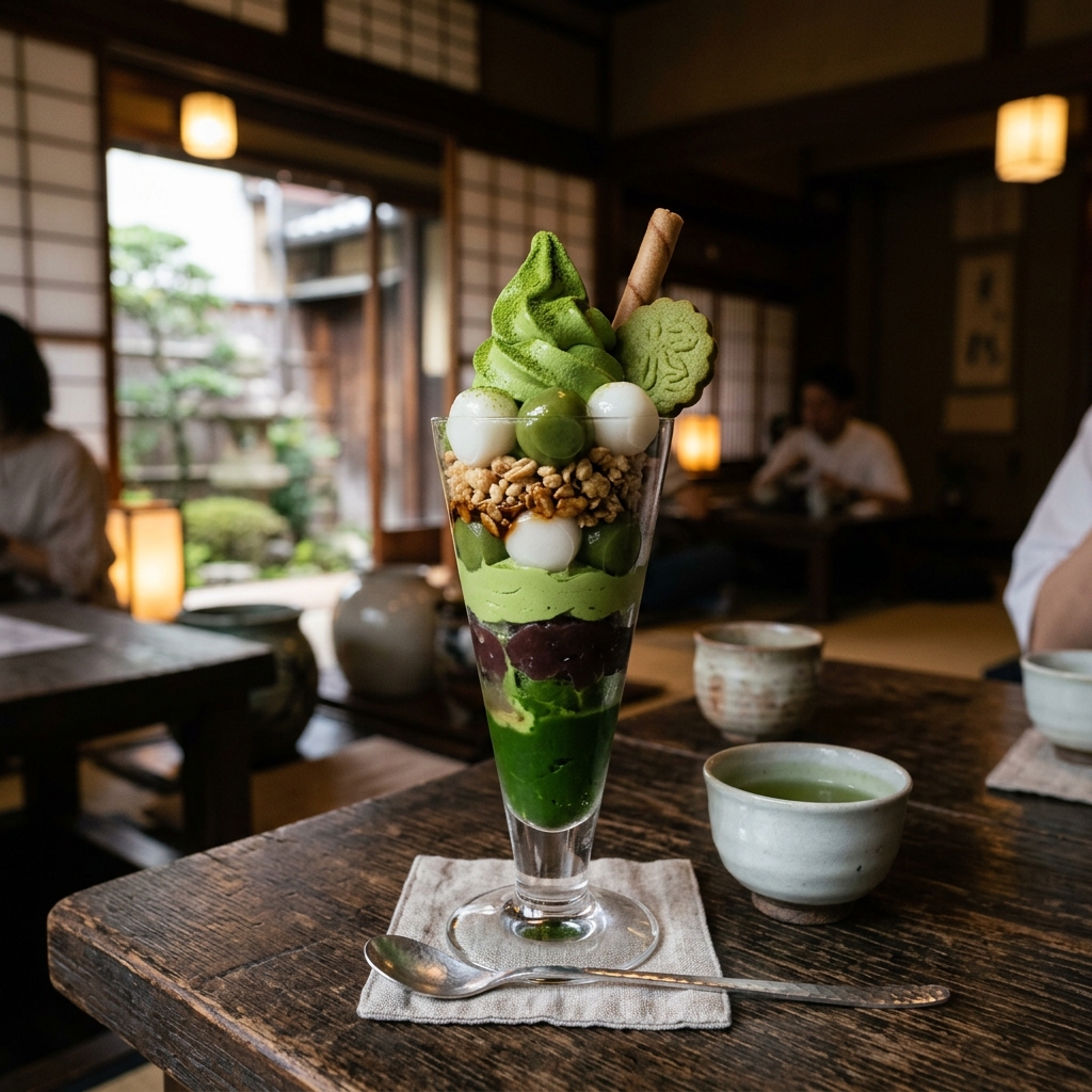 【2026最新】京都旅行で絶対食べたい!濃厚「抹茶パフェ」の映えカフェまとめ #スイーツ