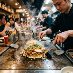 広島のお好み焼きの超名店！？「みっちゃん総本店」のそば肉玉がうますぎるでｗｗｗ ＃お好み焼き