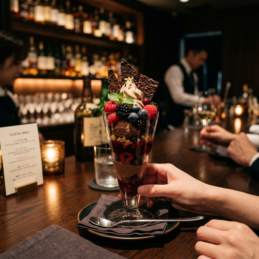 札幌の夜はこれで決まり!?「パフェ、珈琲、酒、佐藤」のシメパフェが美しすぎるでwww #スイーツ
