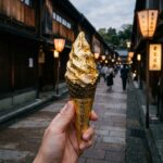 金沢スイーツの決定版！？「箔一」の金箔ソフトクリームが豪華絢爛すぎるでｗｗｗ　＃スイーツ