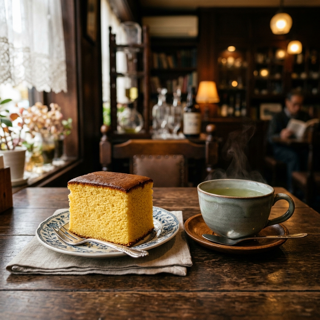 長崎のレトロ喫茶でホッと一息！？「ツル茶ん」のカステラとミルクセーキが最高やでｗｗｗ ＃カフェ