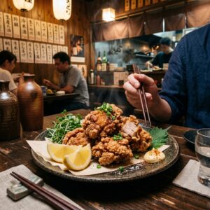 大分・中津で最強の唐揚げ!?「もり山」の塩からあげが肉汁あふれるでwww #唐揚げ