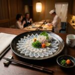 山口・下関で極上ふぐ刺し！？「ふぐ処 喜多川」のてっさが美しすぎるでｗｗｗ　＃和食
